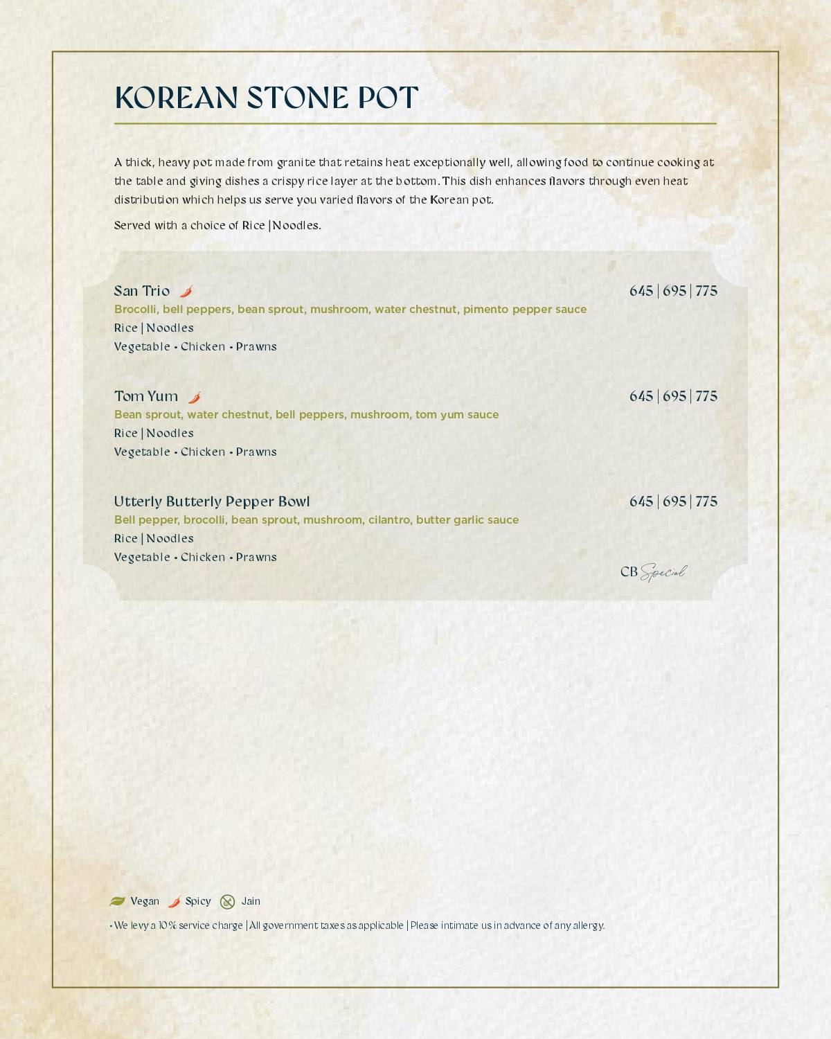China Bistro Belapur menu