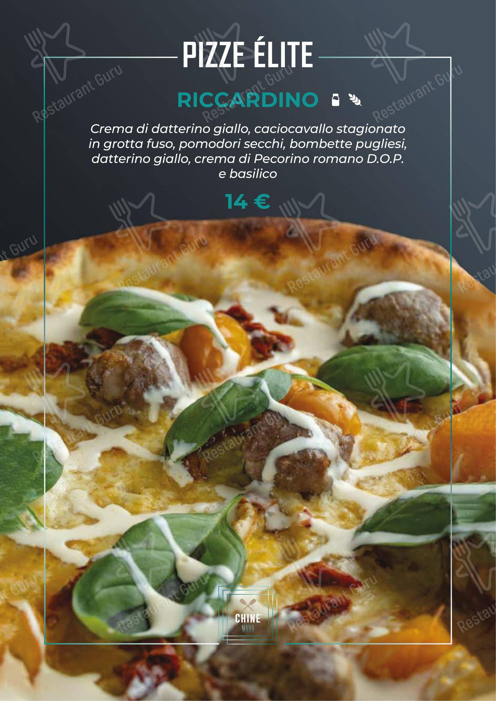 Menu di Chinè - Menu