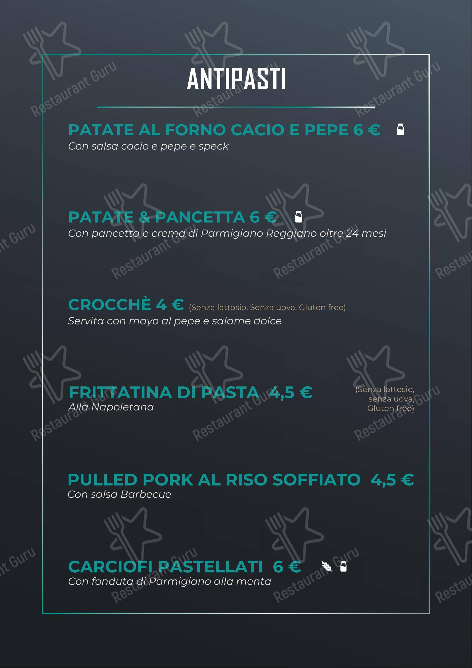 Menu per Chinè in Monopoli