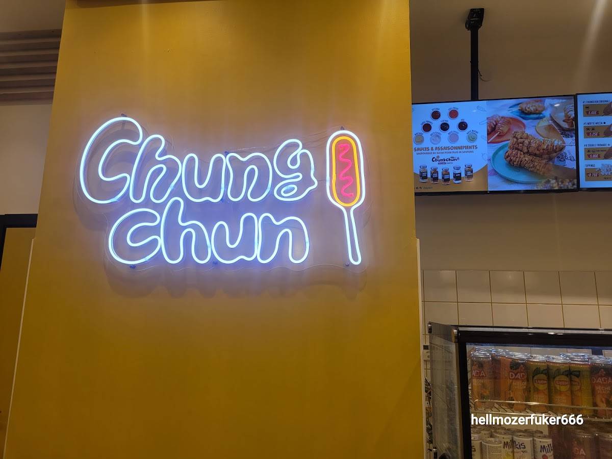 Menu de Chungchun Ricedog Coréen Toulon