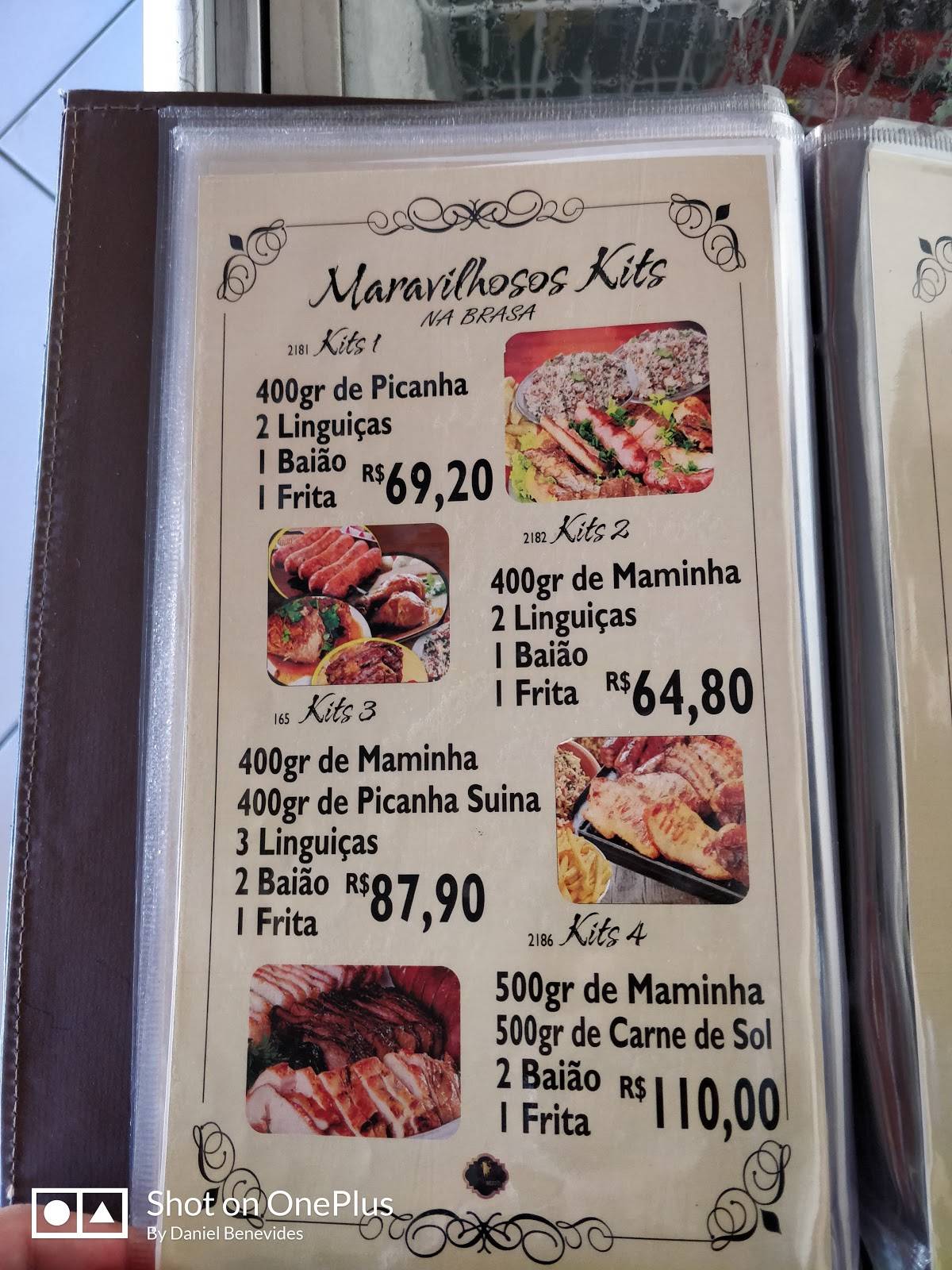 Arena Restô cardápio