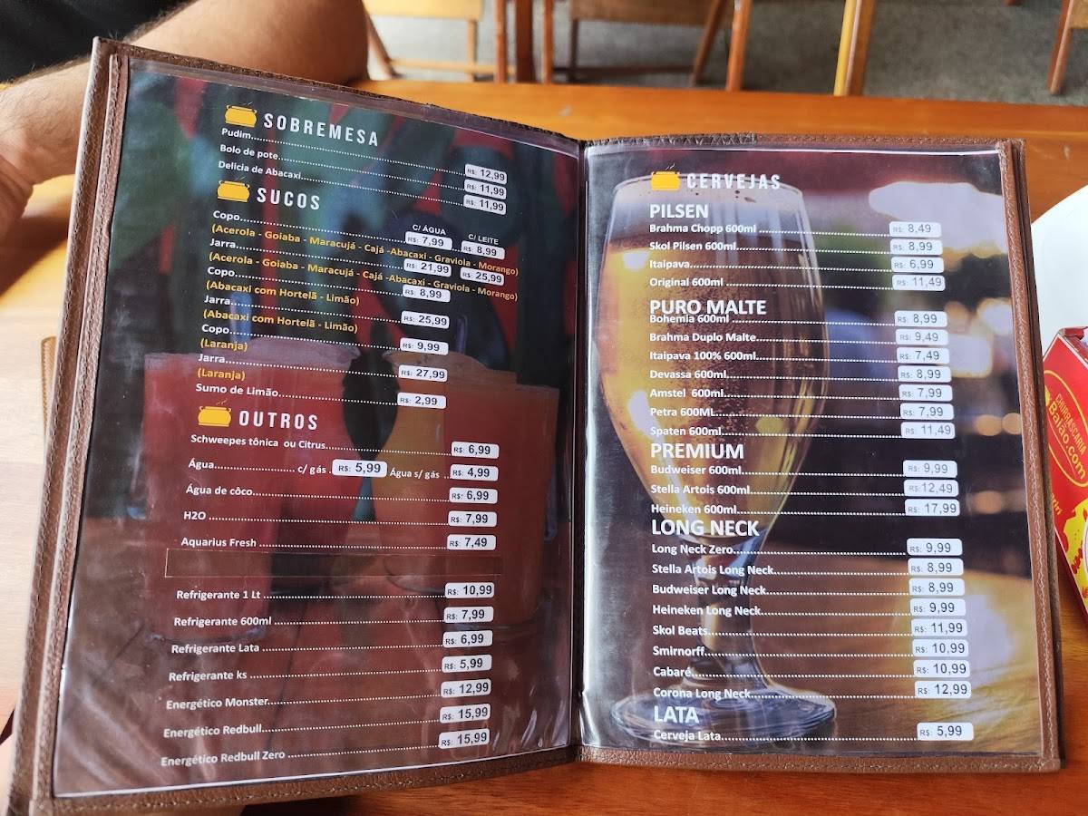 Churrascaria Baião cardápio