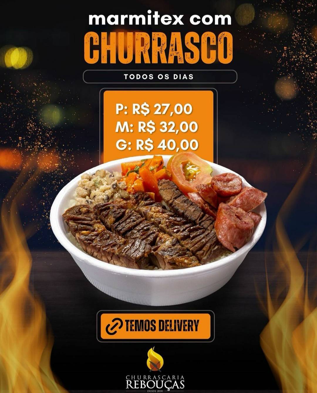 Churrascaria Rebouças cardápio