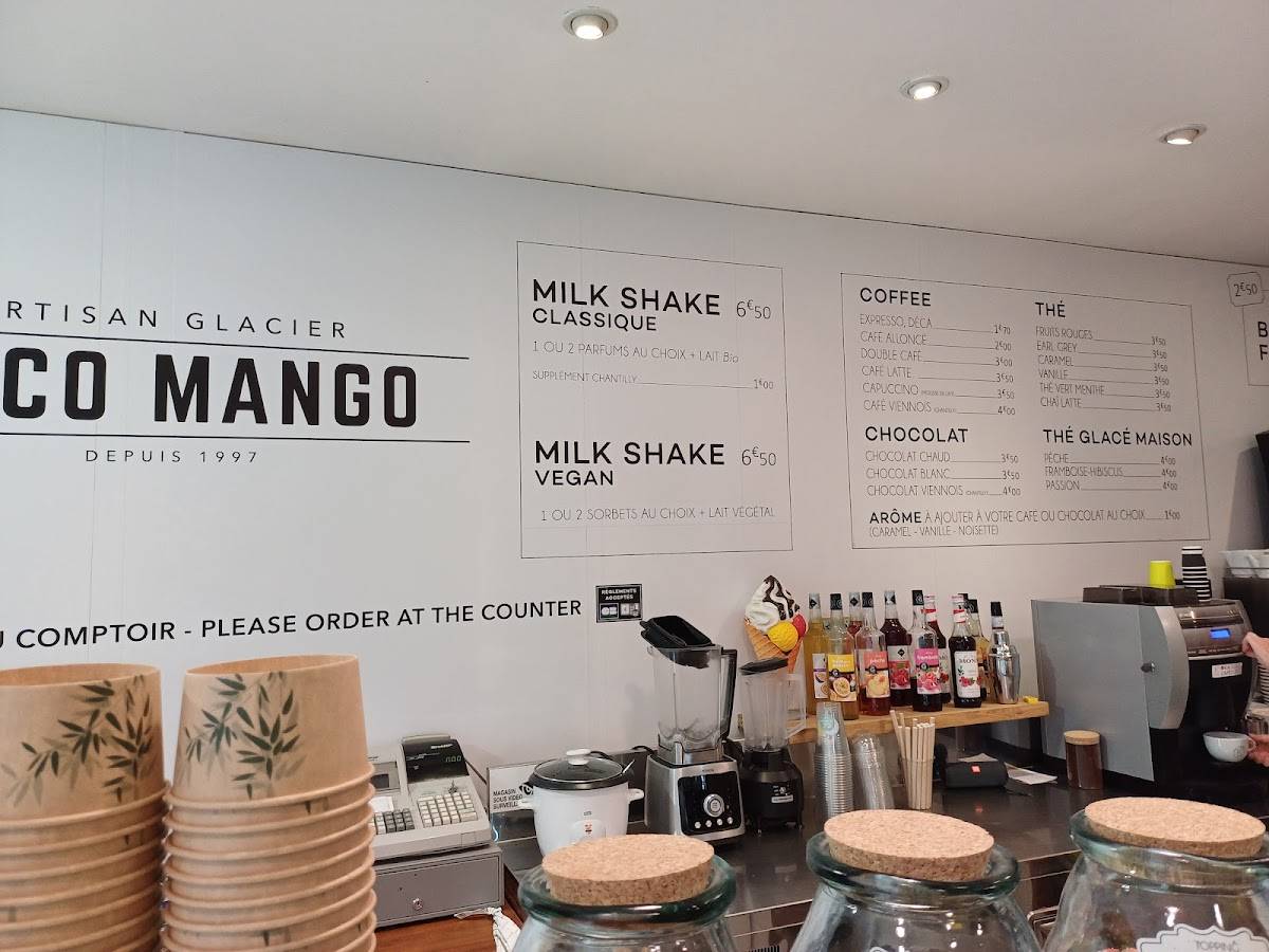 Menu de Le coco mango