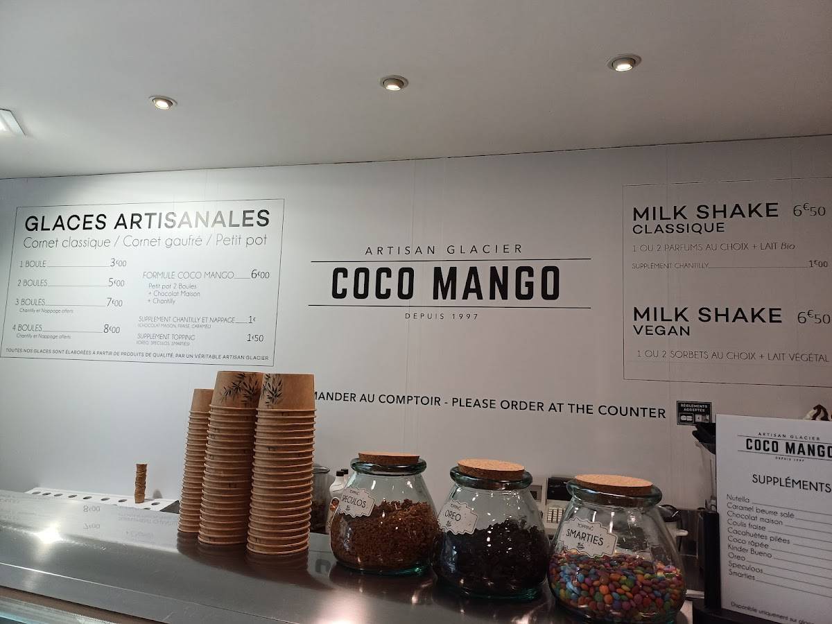 Menu de Le coco mango