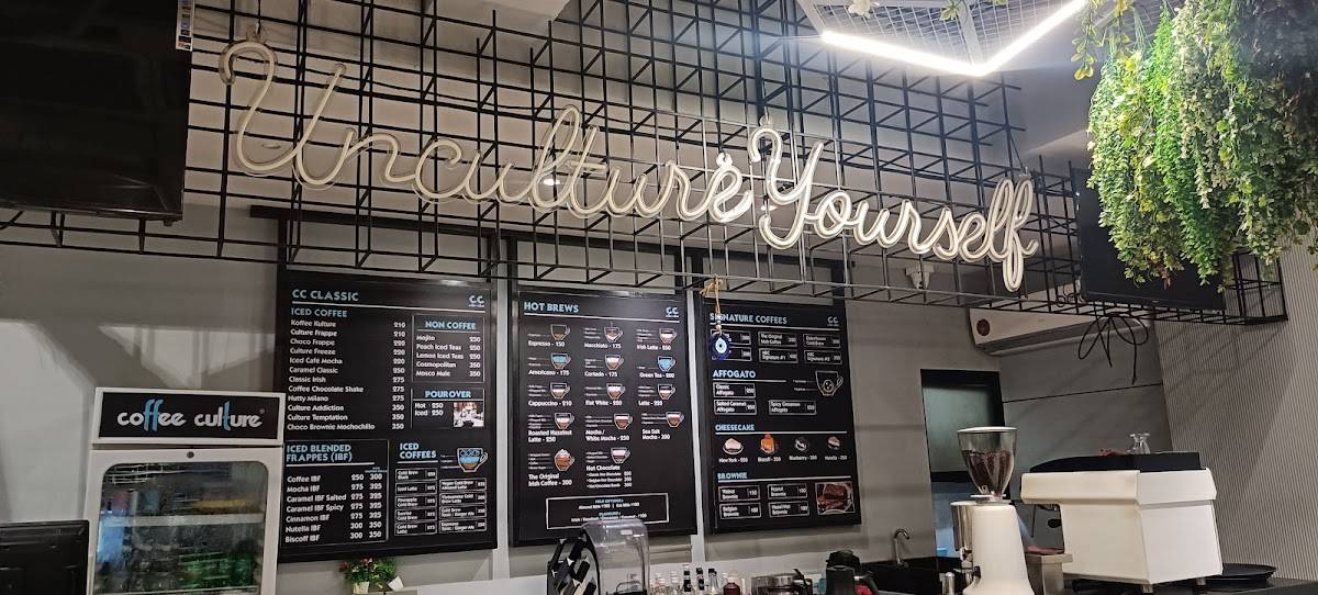 Coffee Culture - Surdhara Circle, Ahmedabad menu