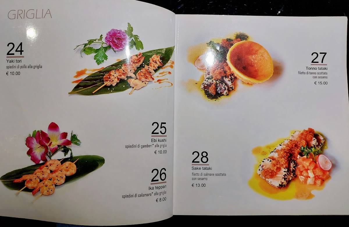 Menu de Omaya Sushi