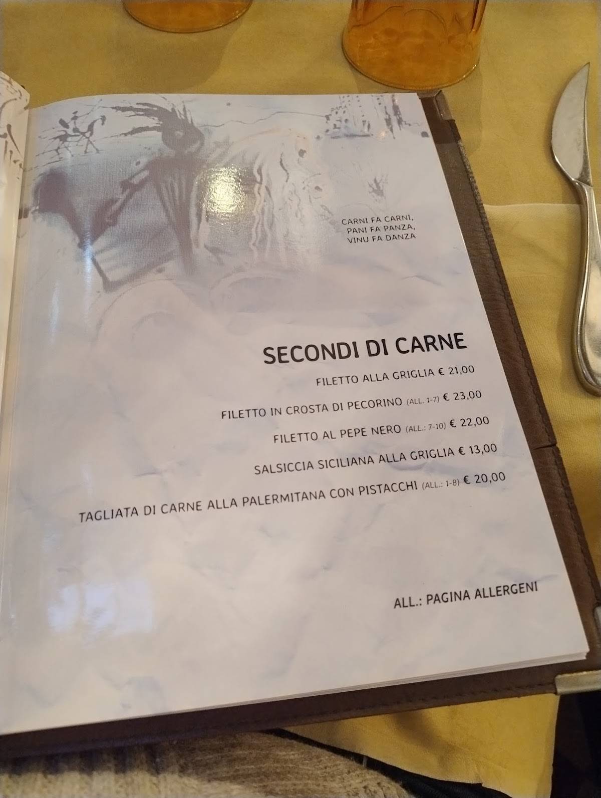 Menu di Il Carrettiere 