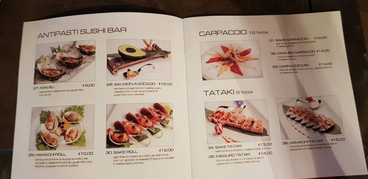 Menu di Tokyo 