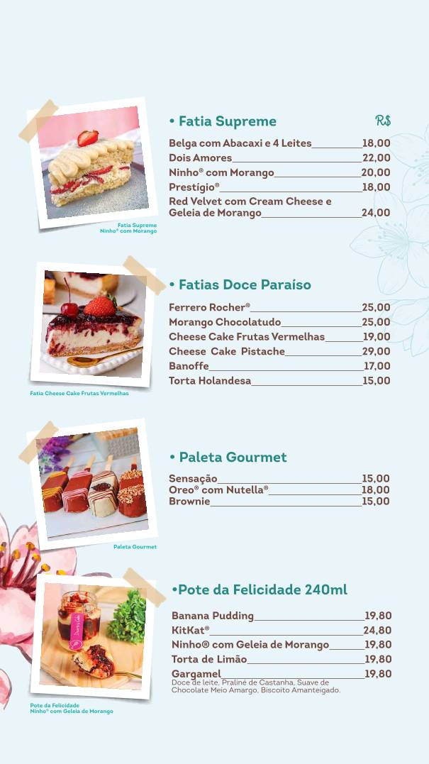 Confeitaria Duarte's Cake - Interlagos cardápio