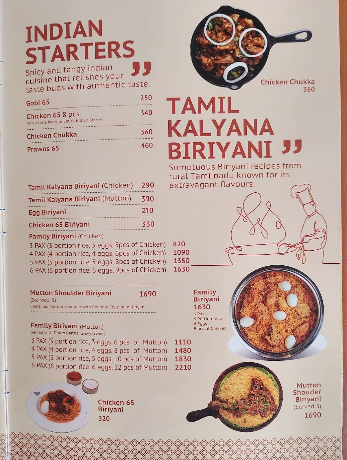 Copper Kitchen Porur menu