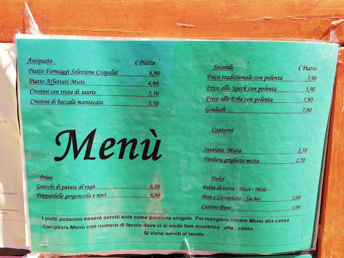 Menu di Cospalat Ipplis 