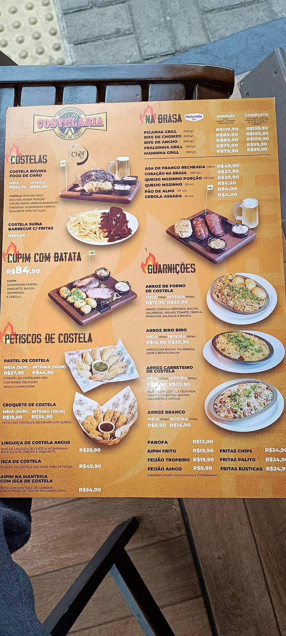 Menu Em Costelaria Fogo De Ch O Pub Bar Volta Redonda R Jaime