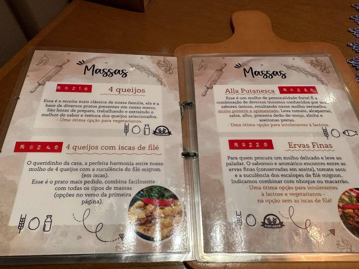 Cucina Boniatto cardápio