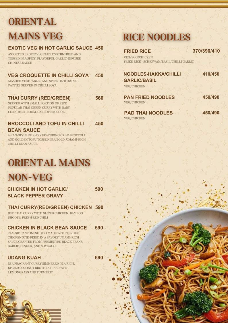 Curry Crown menu
