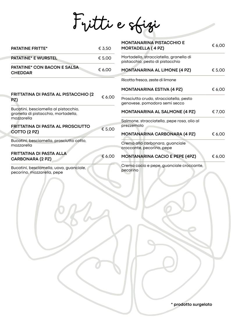 Menu di DA NICOLA - Pizzeria 