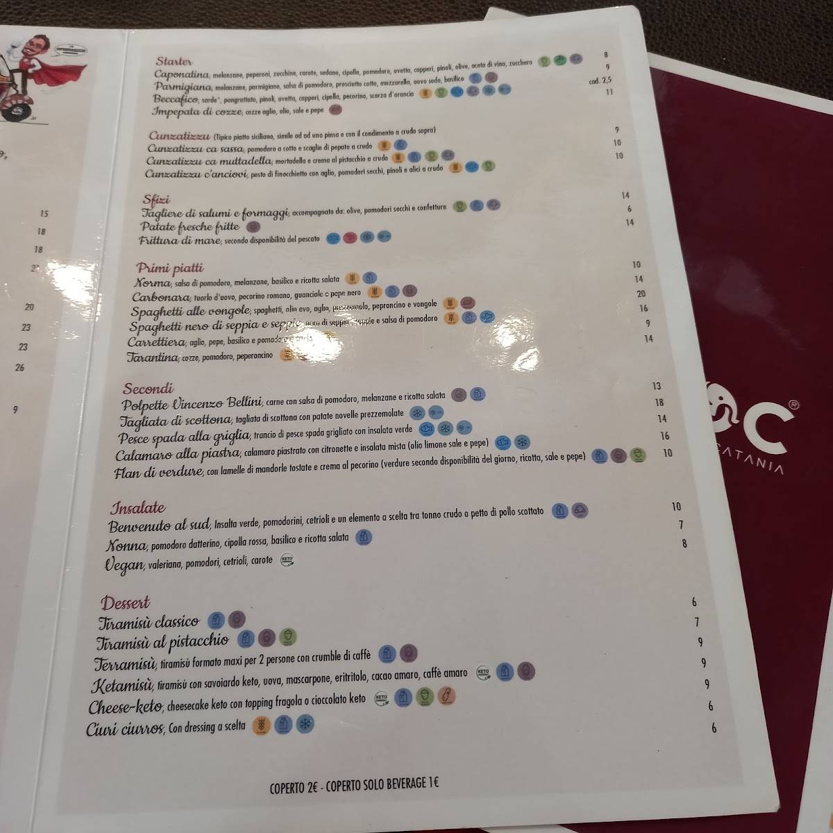 Menu di DOC - DUOMO OF CATANIA 