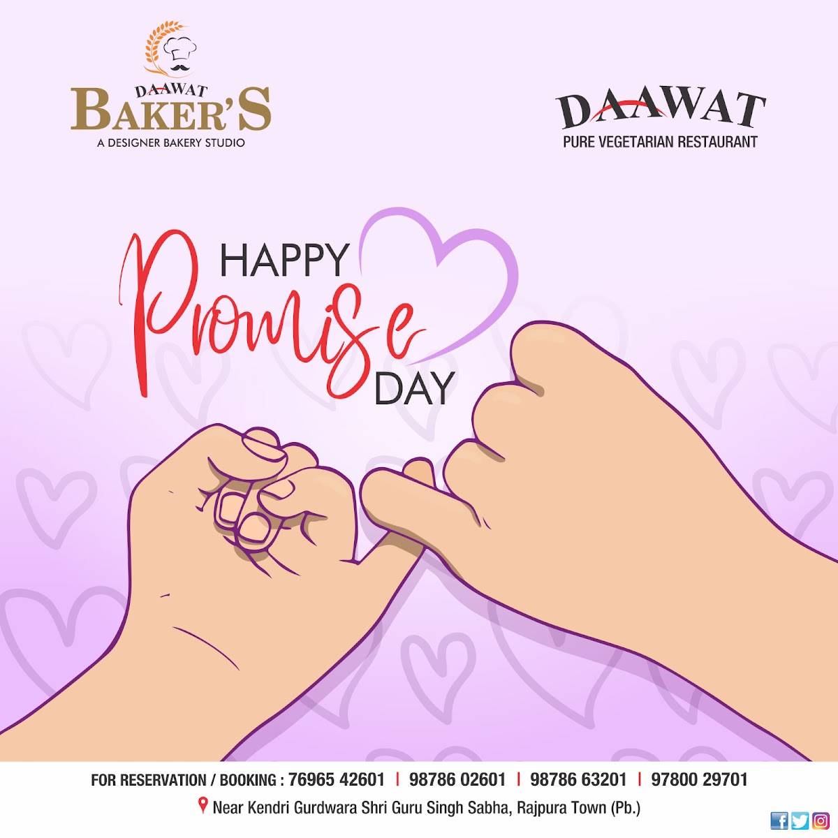 Daawat Restaurant & Daawat Bakers menu