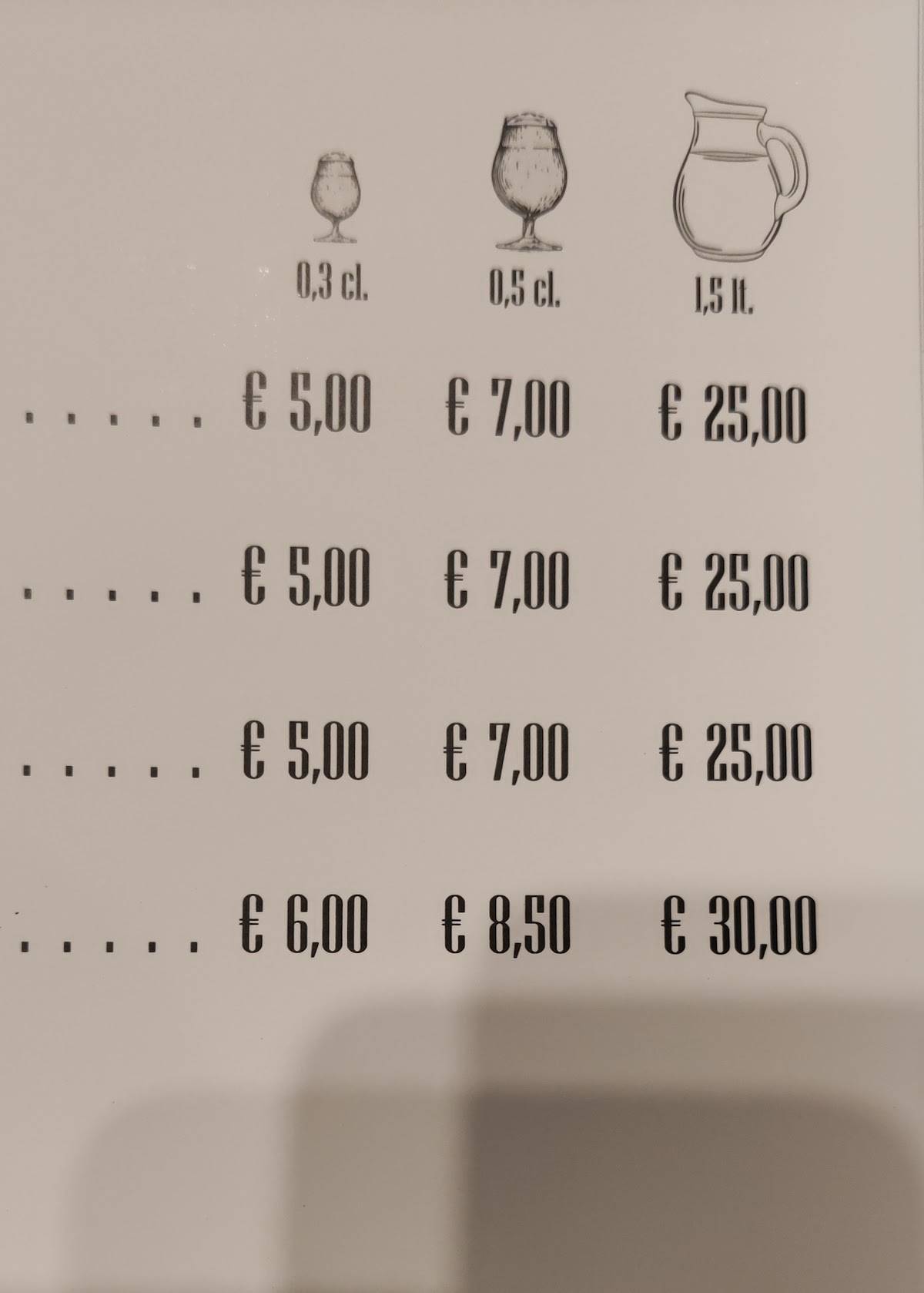 Menu di DALODI - Ristorante & Pizzeria 