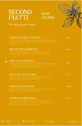 Dario's Restaurant Café Bar menu