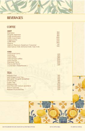 Dario's Restaurant Café Bar menu