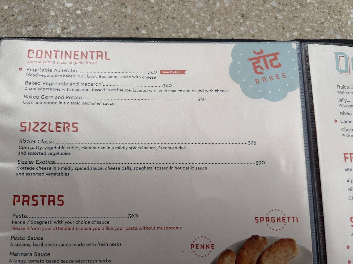 Darshan Restaurant menu