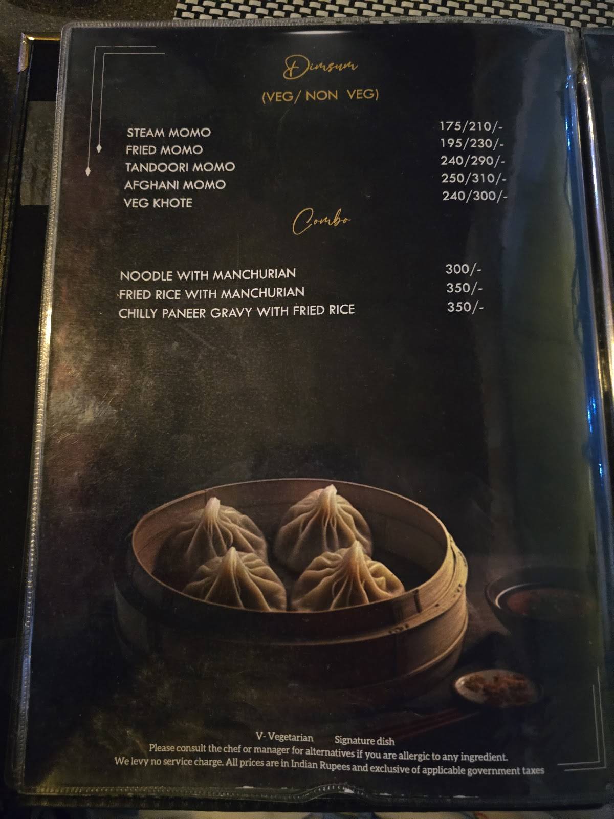 ARMADA Restro & Bar menu