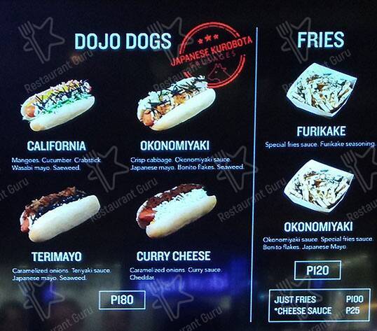 Menu at Dojo Dairy desserts, Quezon City