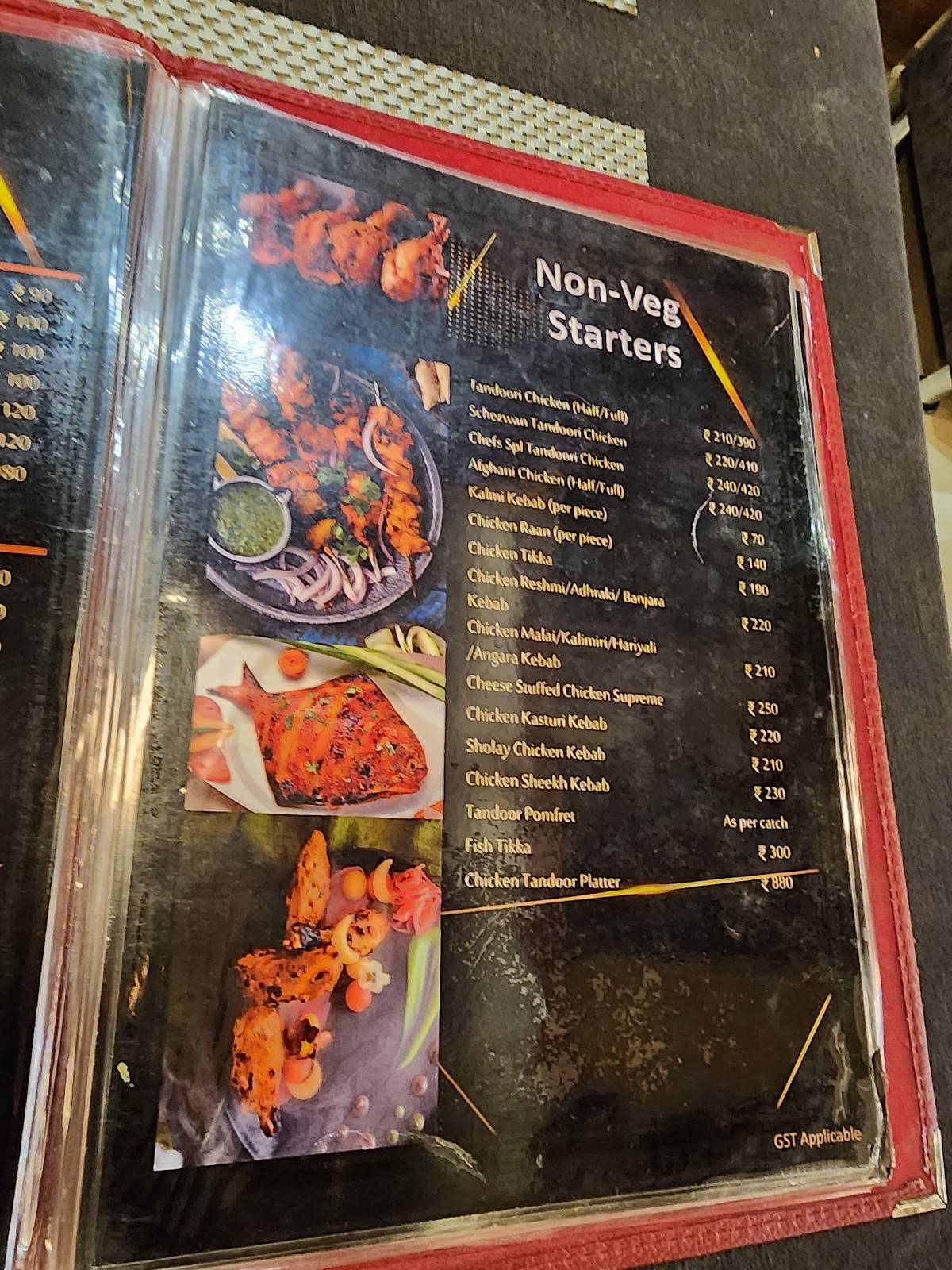 Dhansagar Coastal Restaurant menu