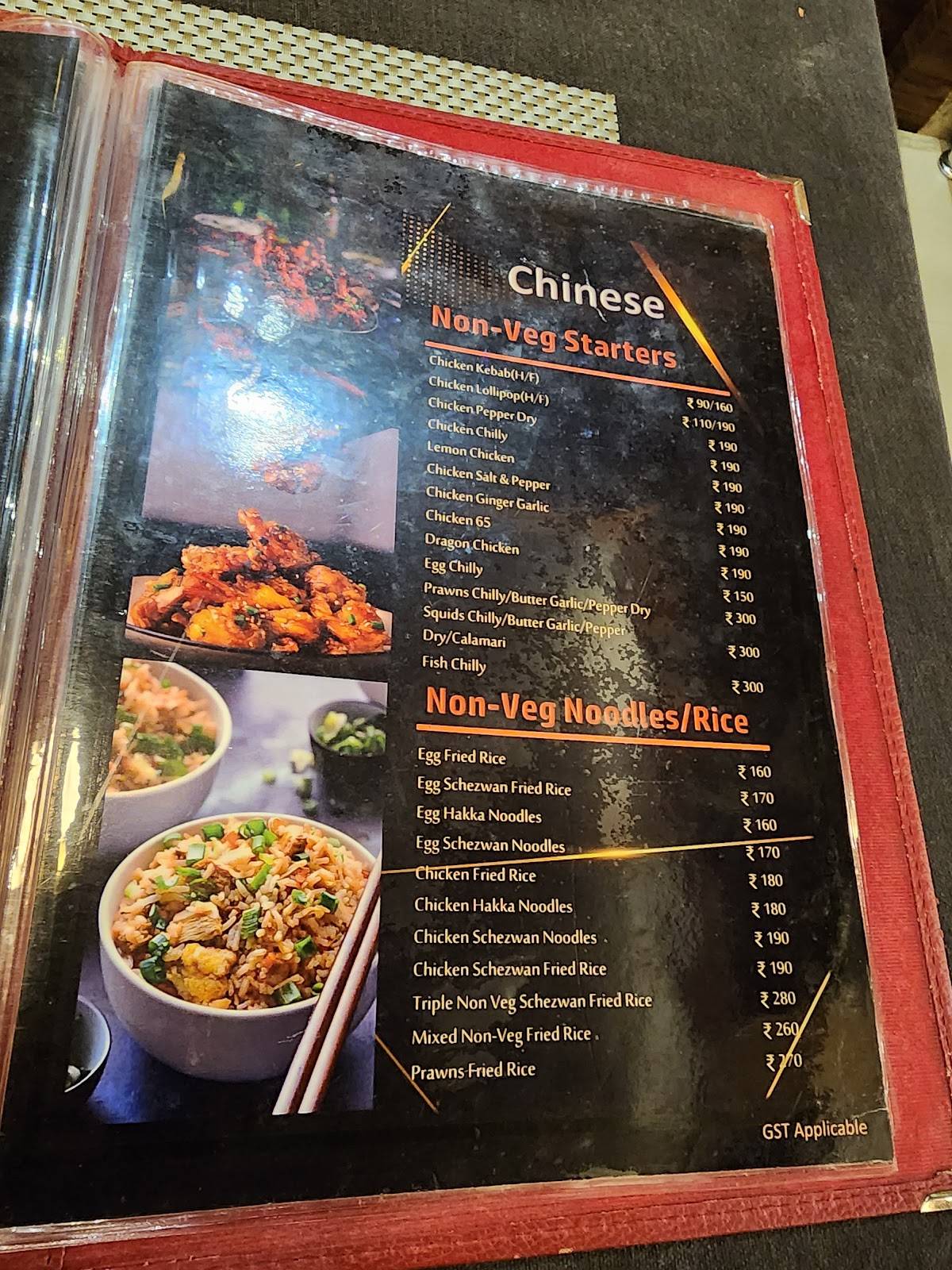 Dhansagar Coastal Restaurant menu