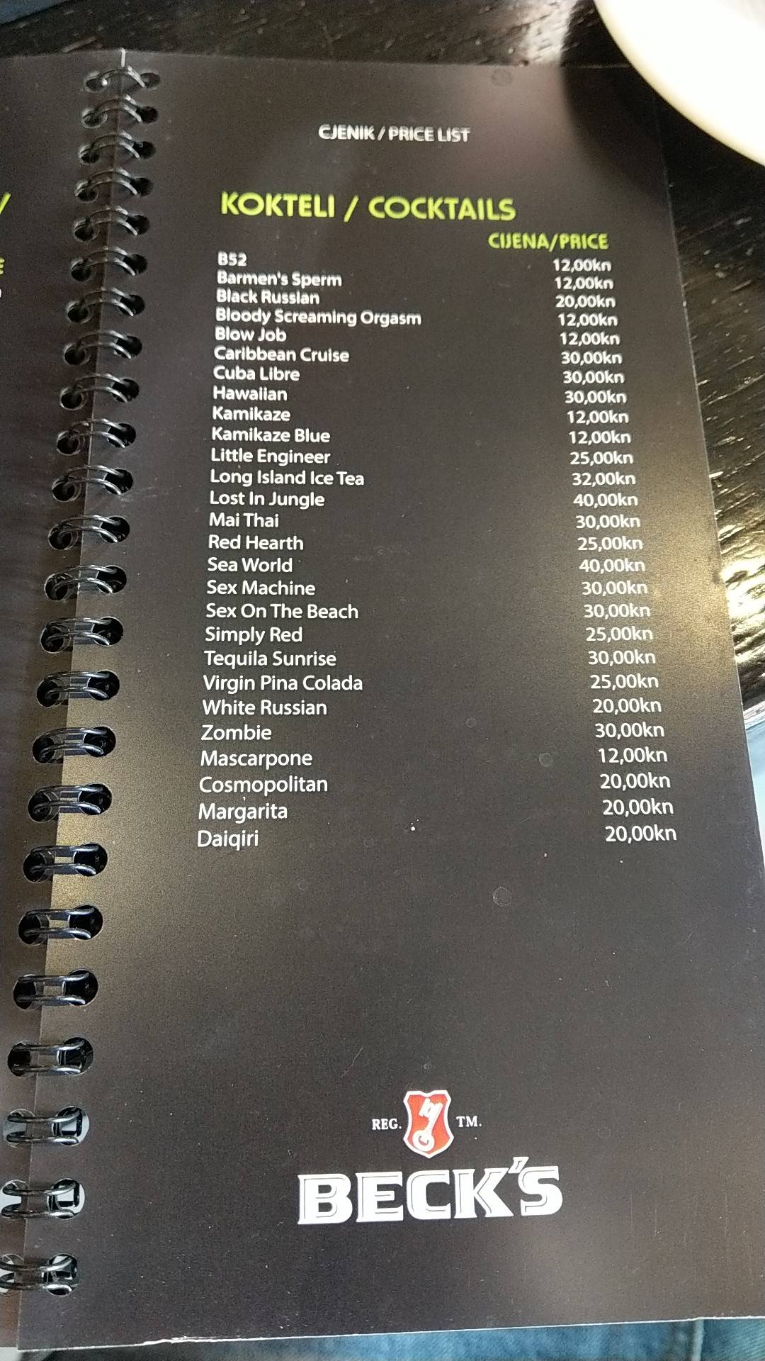 Menu de Discovery Bar