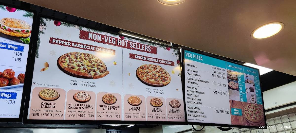 Domino's menu