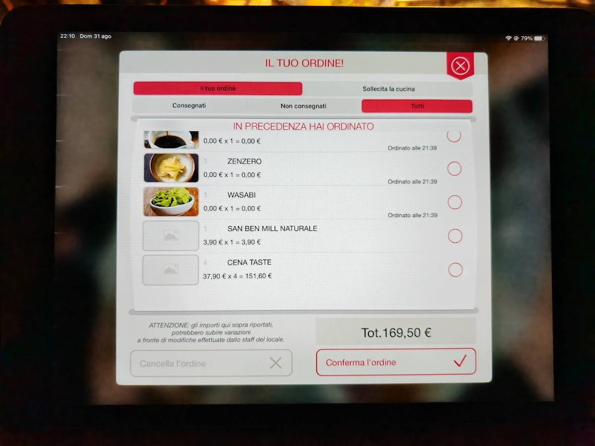 Menu di Domó Sushi Milano 