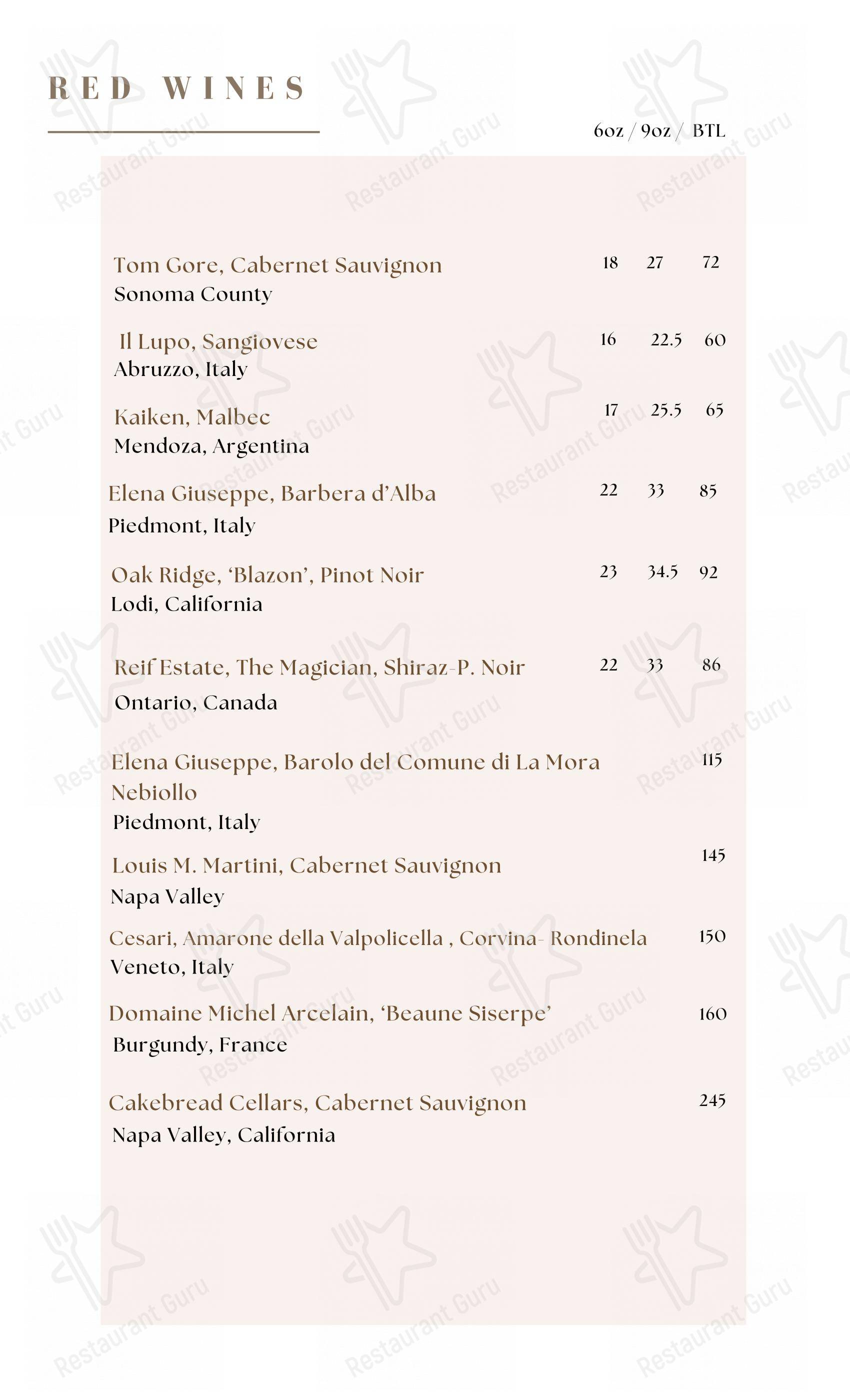 Takeaway Menu pour Draco Markham dans Markham