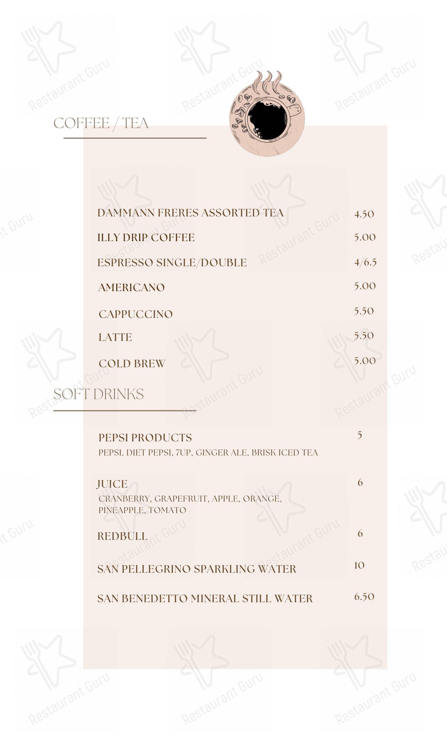 Menu pour Draco Markham - Takeaway Menu