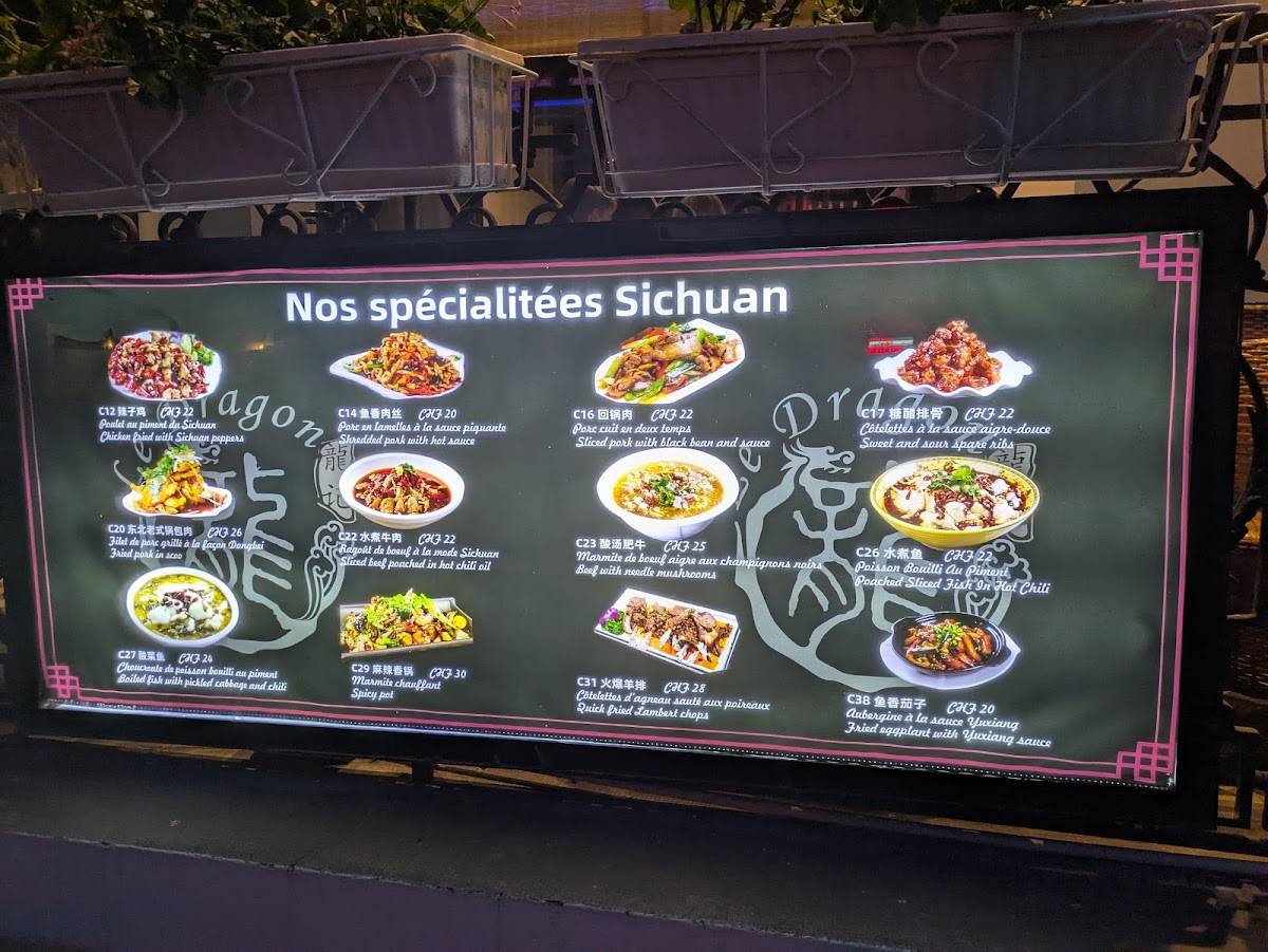Menu di Dragon 