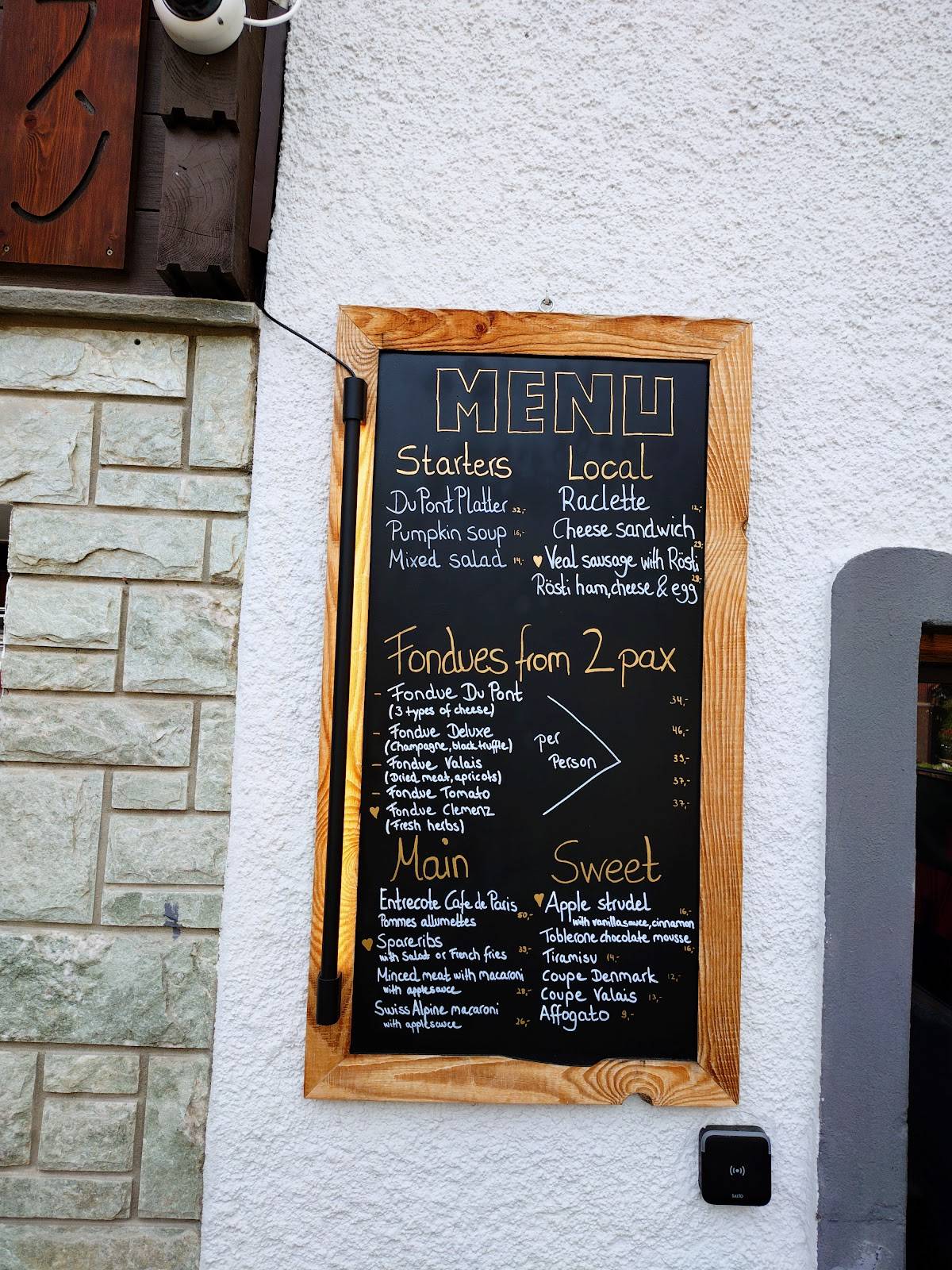 Menu di Du Pont 