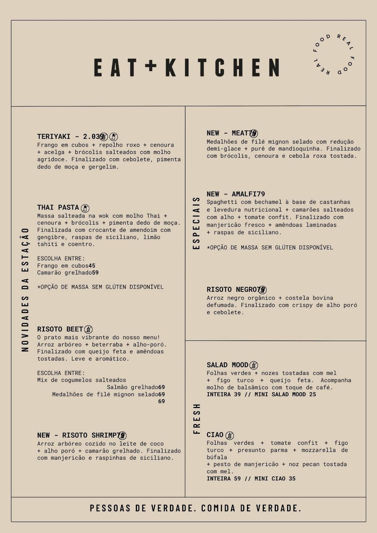 Eat Kitchen - Moinhos de Vento cardápio