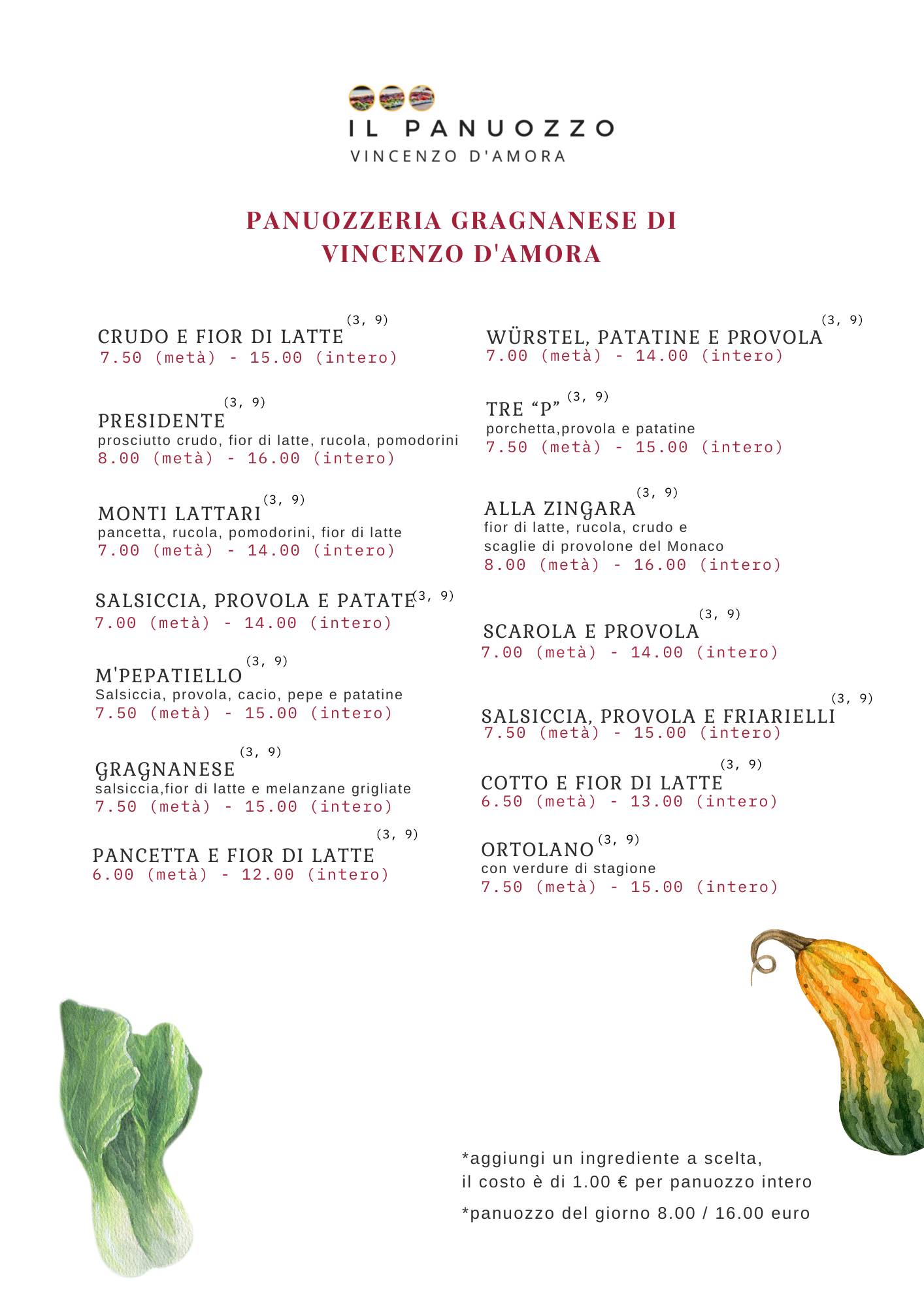 Menu di Eccellenze Campane 