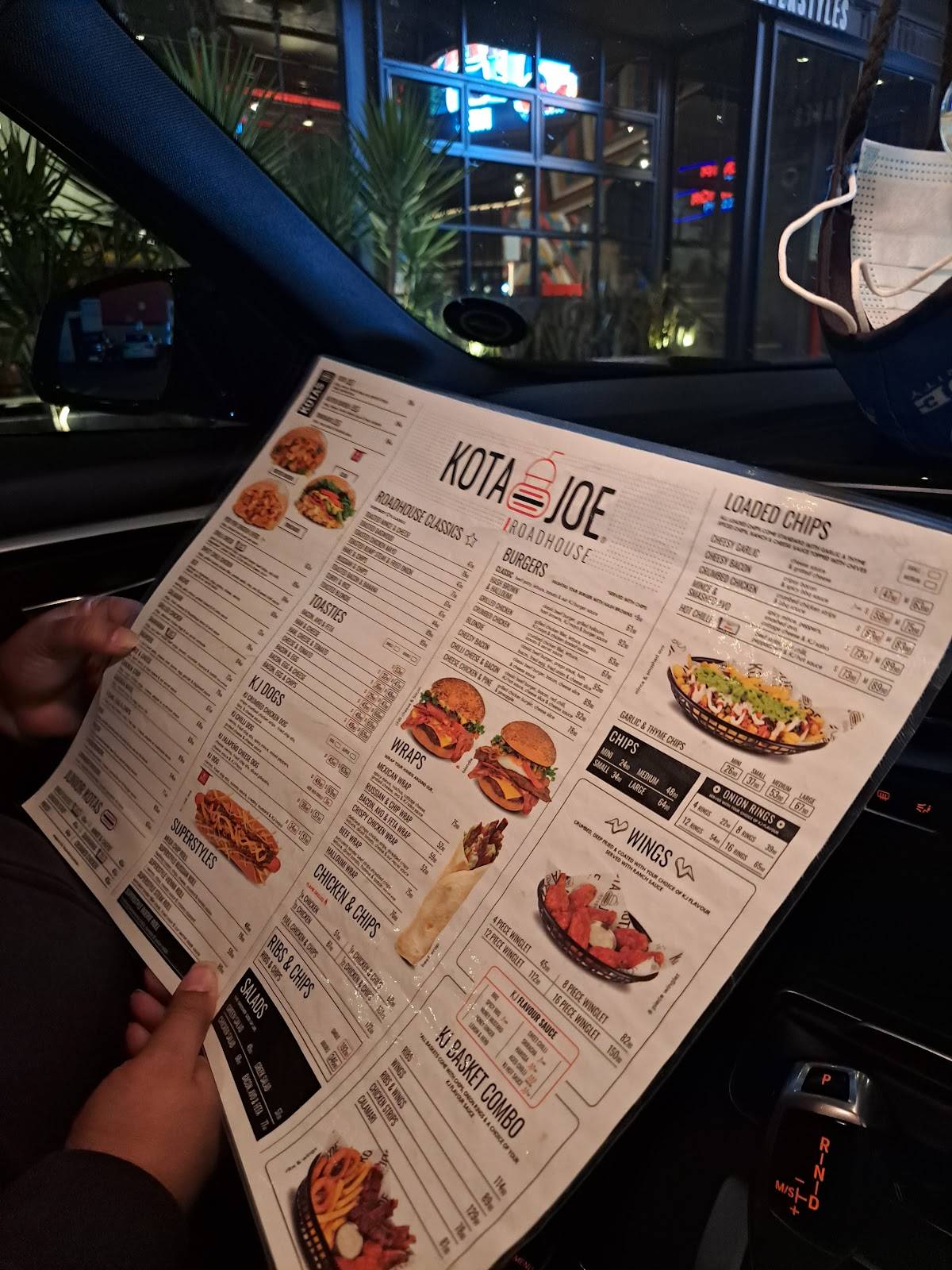 Menu At Kota Joe Roadhouse Edenvale Restaurant Edenvale 13 Van