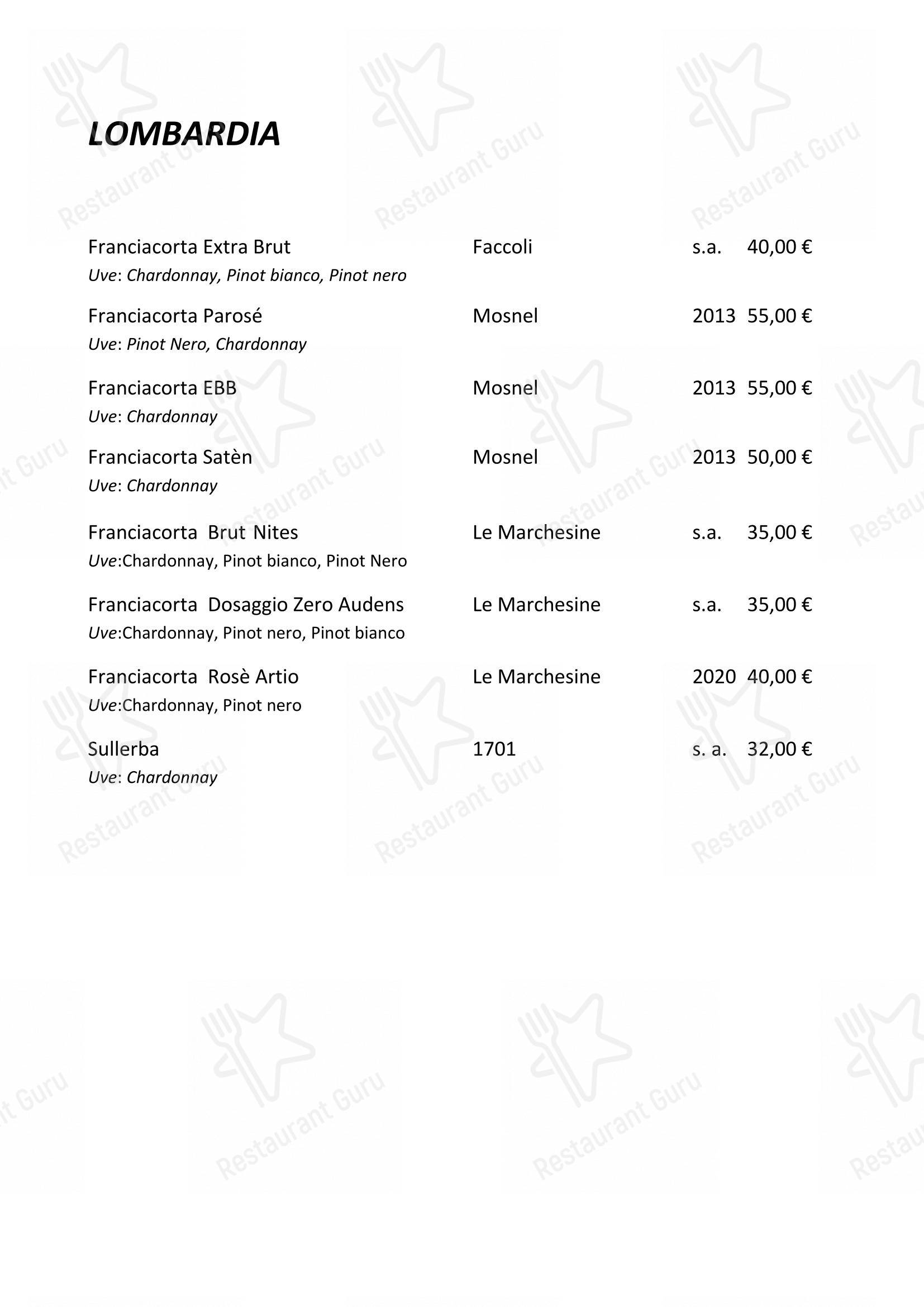 Enoteca Frisson in Vernante - Menu bar