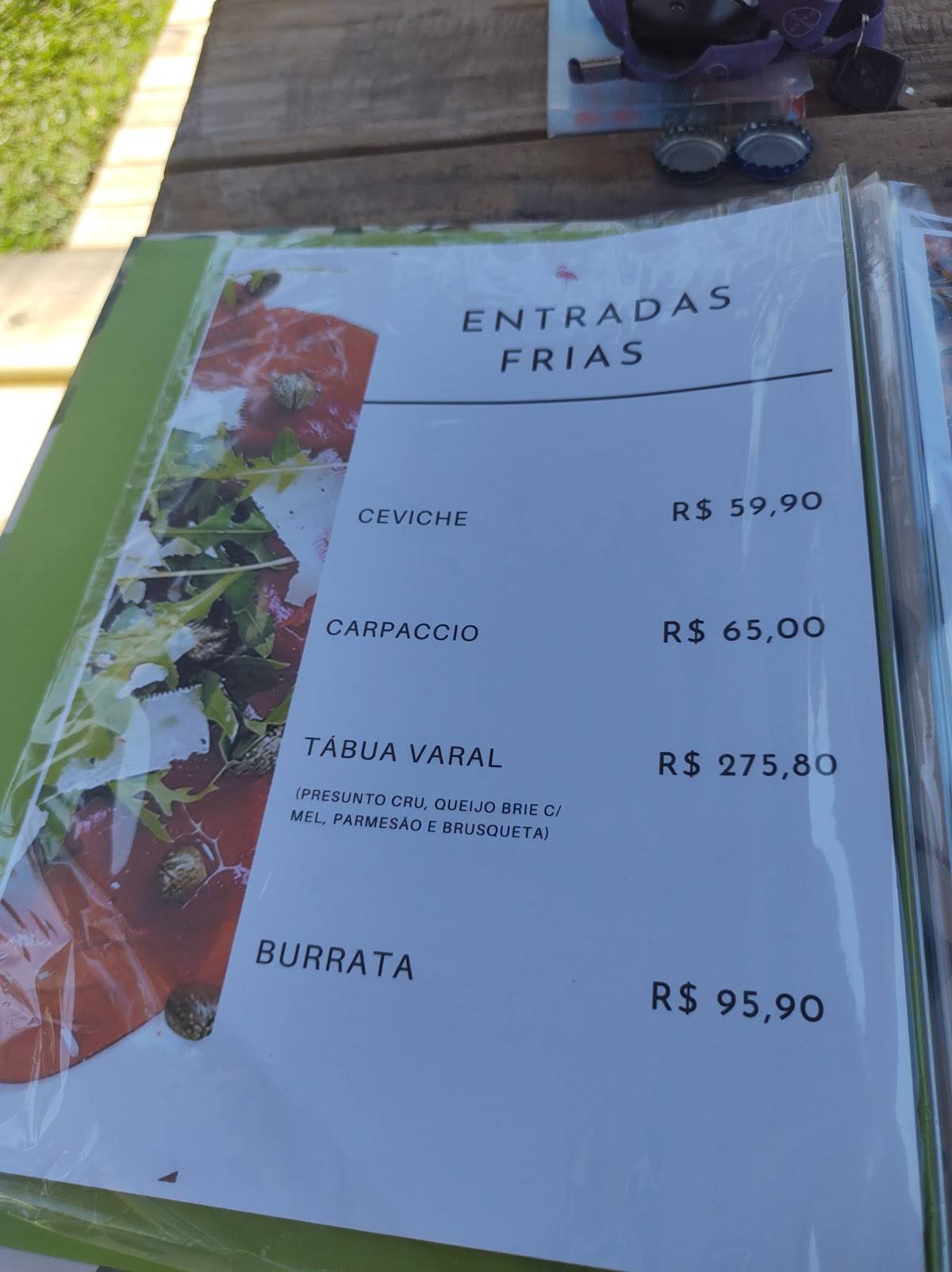 Espaço Isa Esplendor e Sabor cardápio