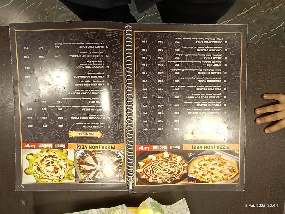 FAMOUS PIZZA (ZUBAIR BHAI) menu