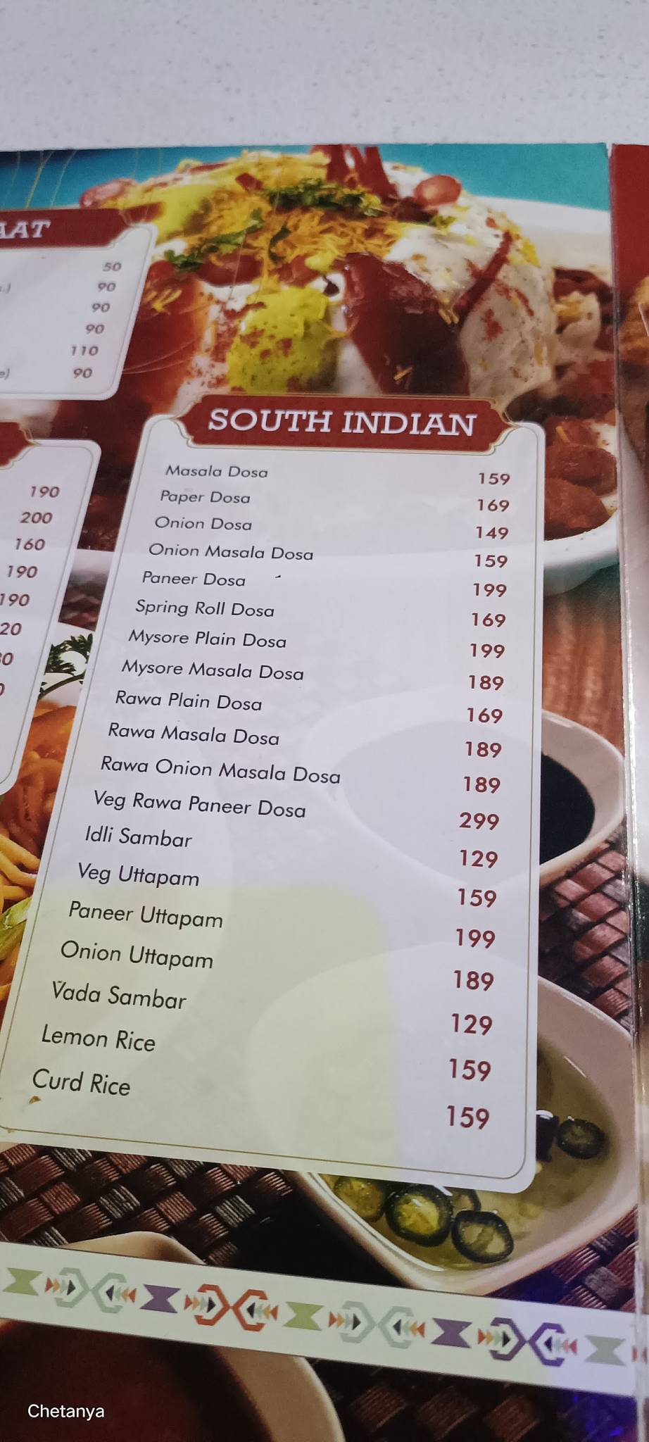 FOUJI DHABA old dhaba menu