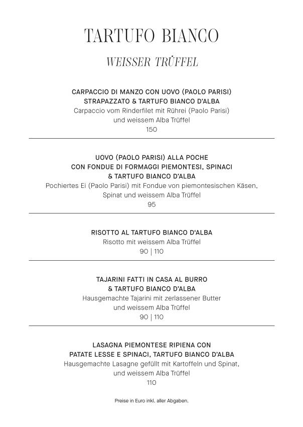 Menu de Fabios