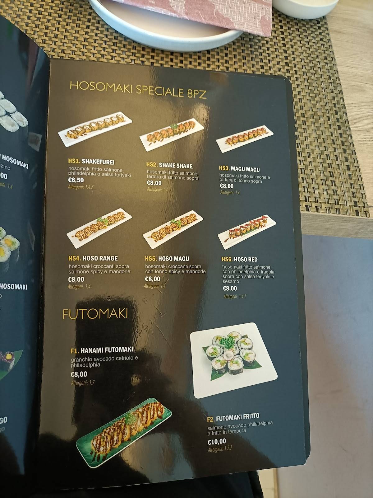 Menu di Hanami 