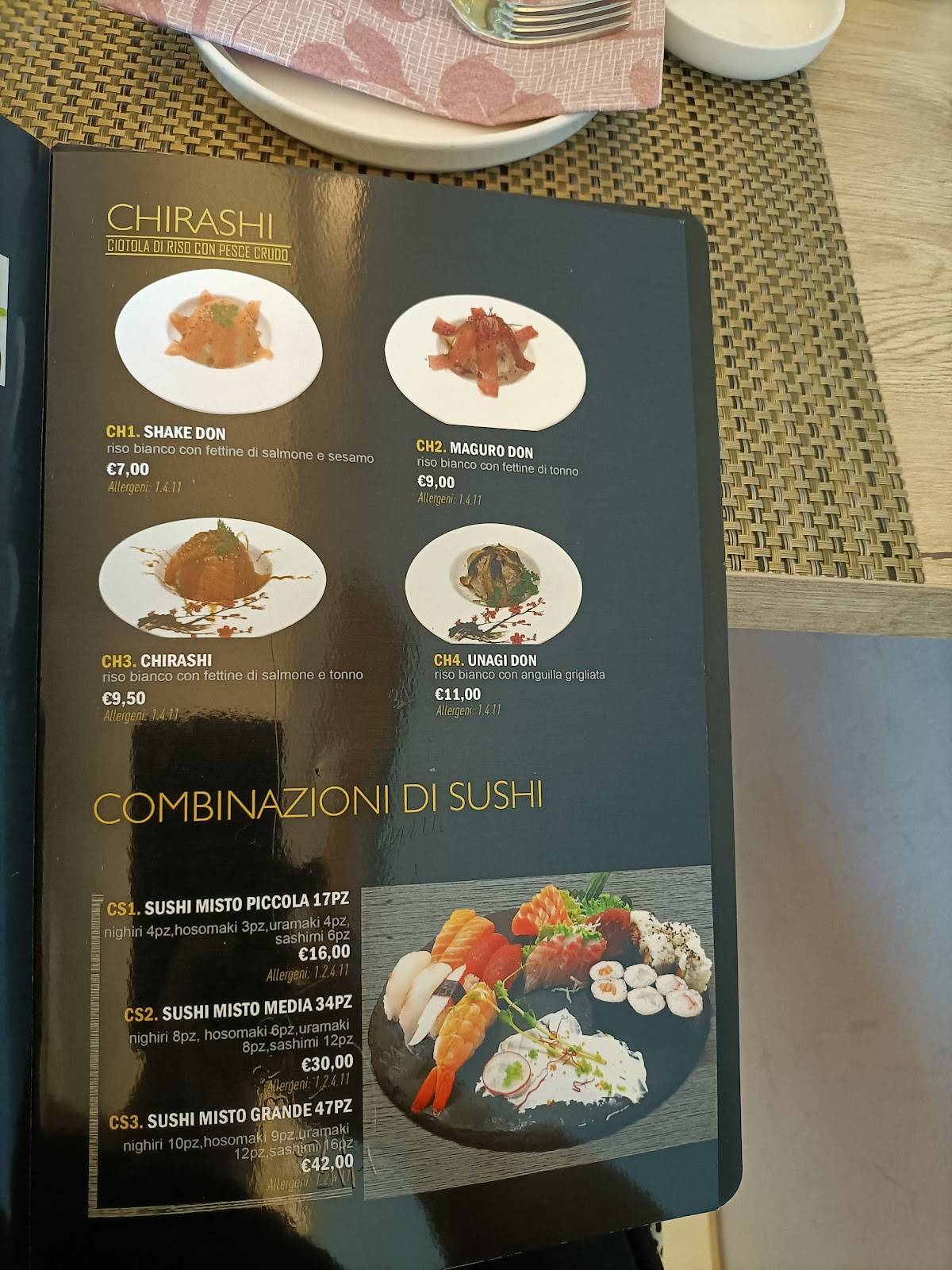 Menu di Hanami 