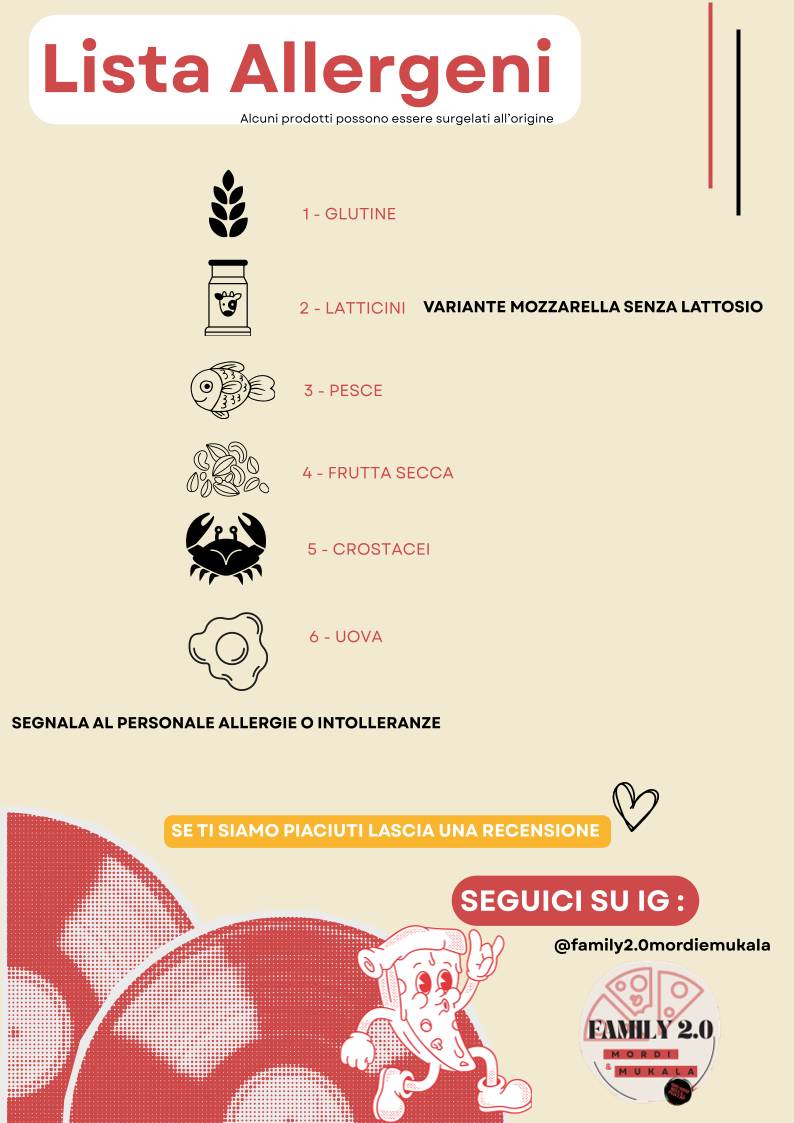 Menu di Family2.0 mordi & mukala 
