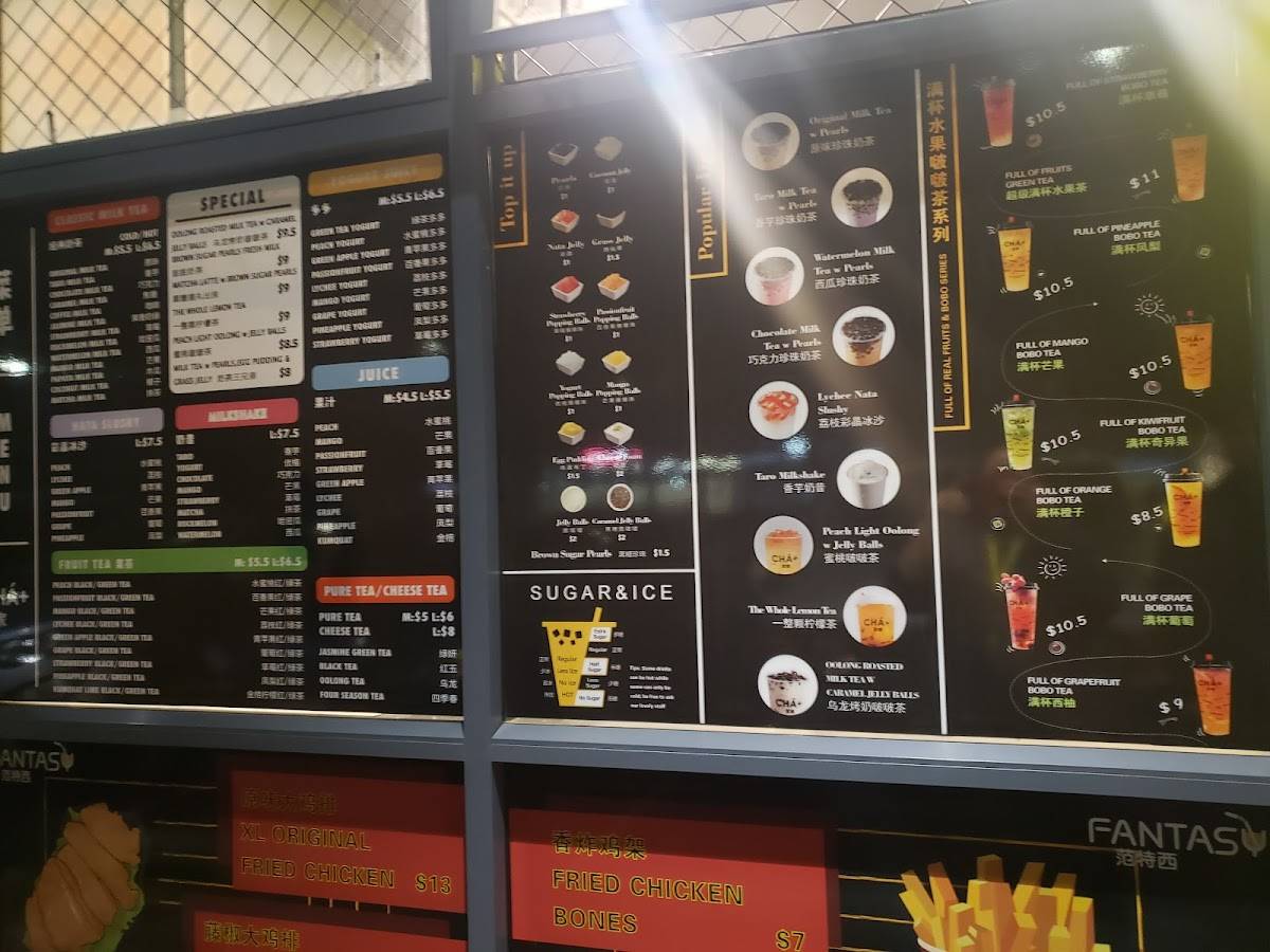 Menu at Fantasy Korean BBQ, Auckland