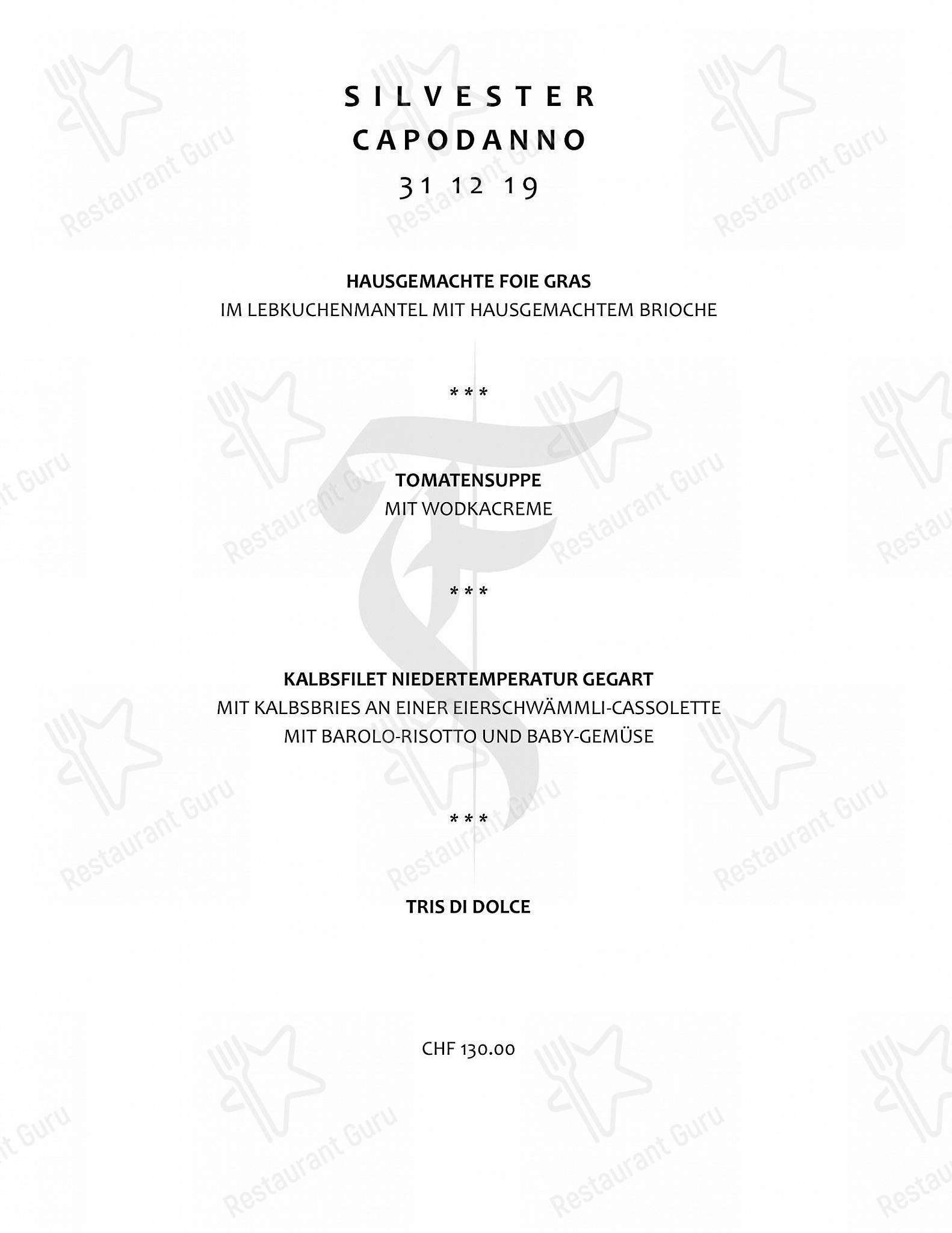Notre menu per Restaurant Fiorentina Basel in Basilea